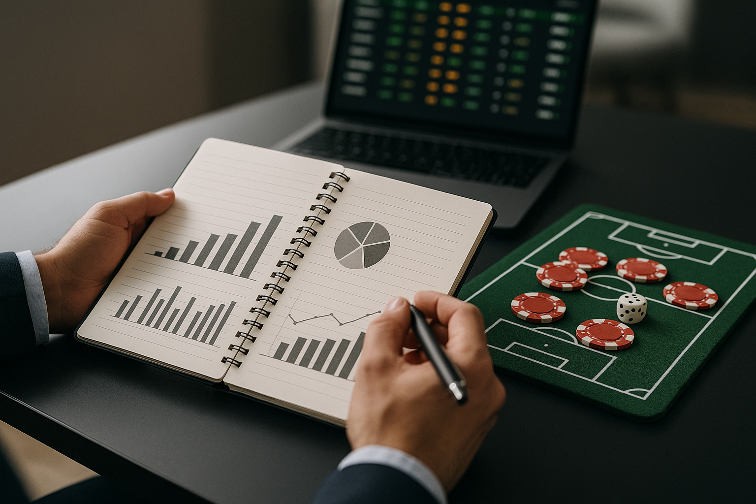 Analisi di quote e statistiche sportive con grafici e appunti