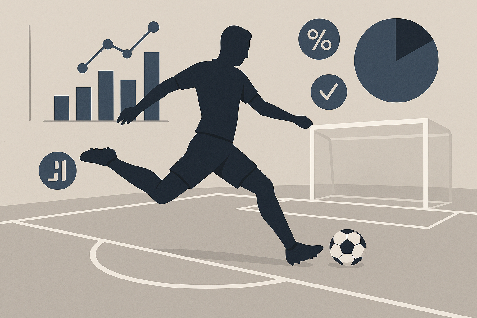 Analisi delle scommesse sui marcatori con elementi statistici e azione di tiro in area
