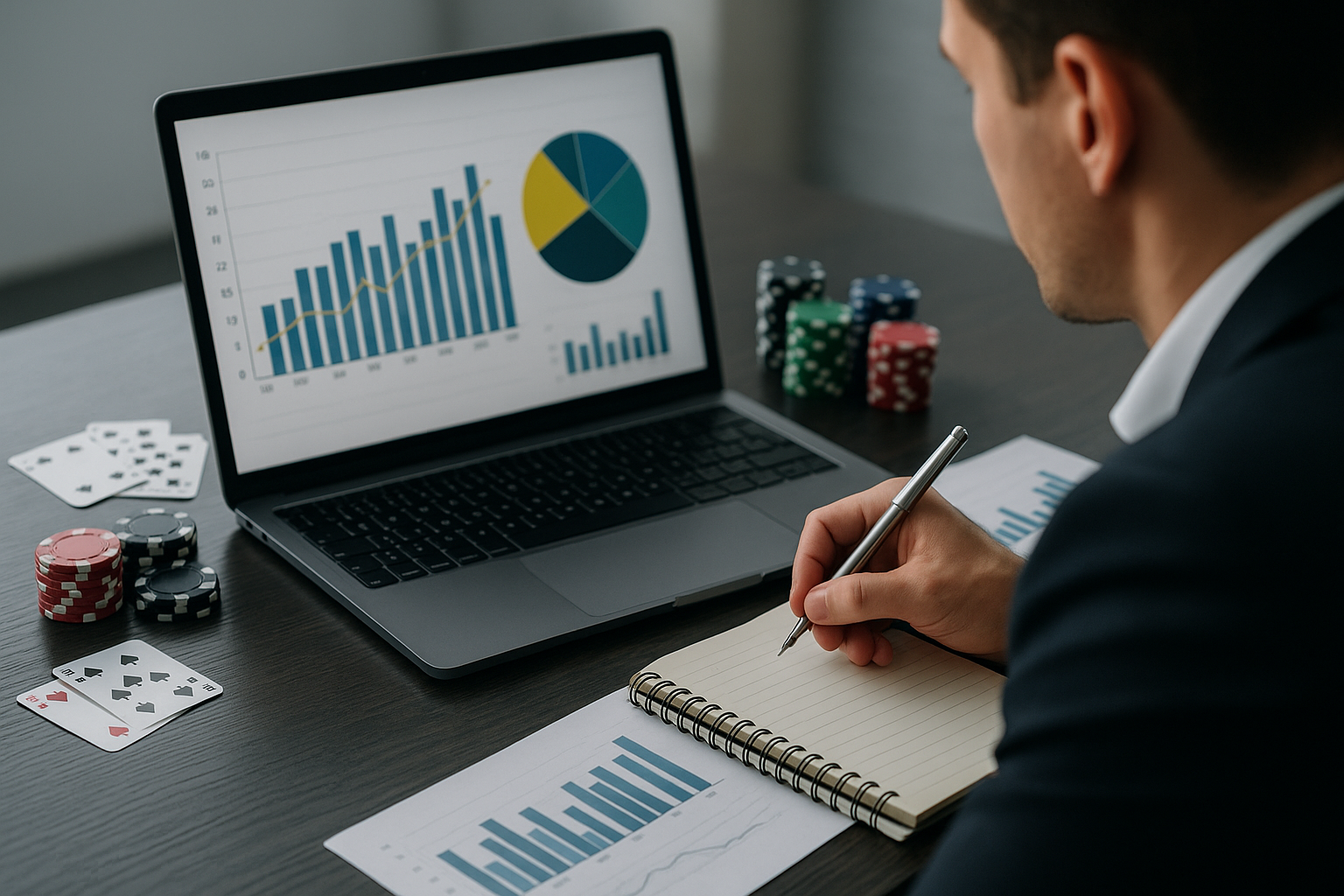 Analisi di dati statistici applicati al betting con grafici e appunti