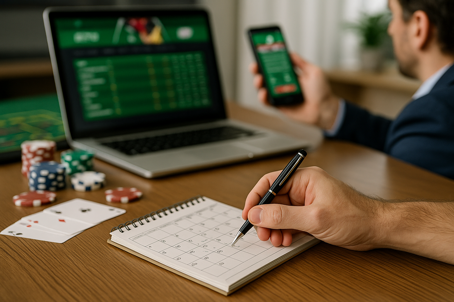 Calendario sportivo con appunti su turni ravvicinati e analisi delle quote