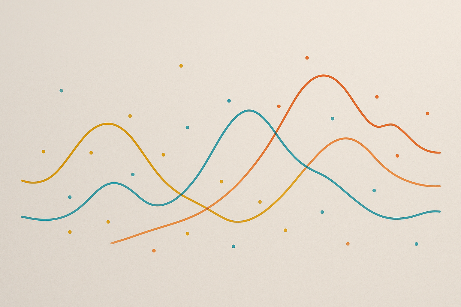 Andamento di probabilità implicite rappresentato con un grafico a linee