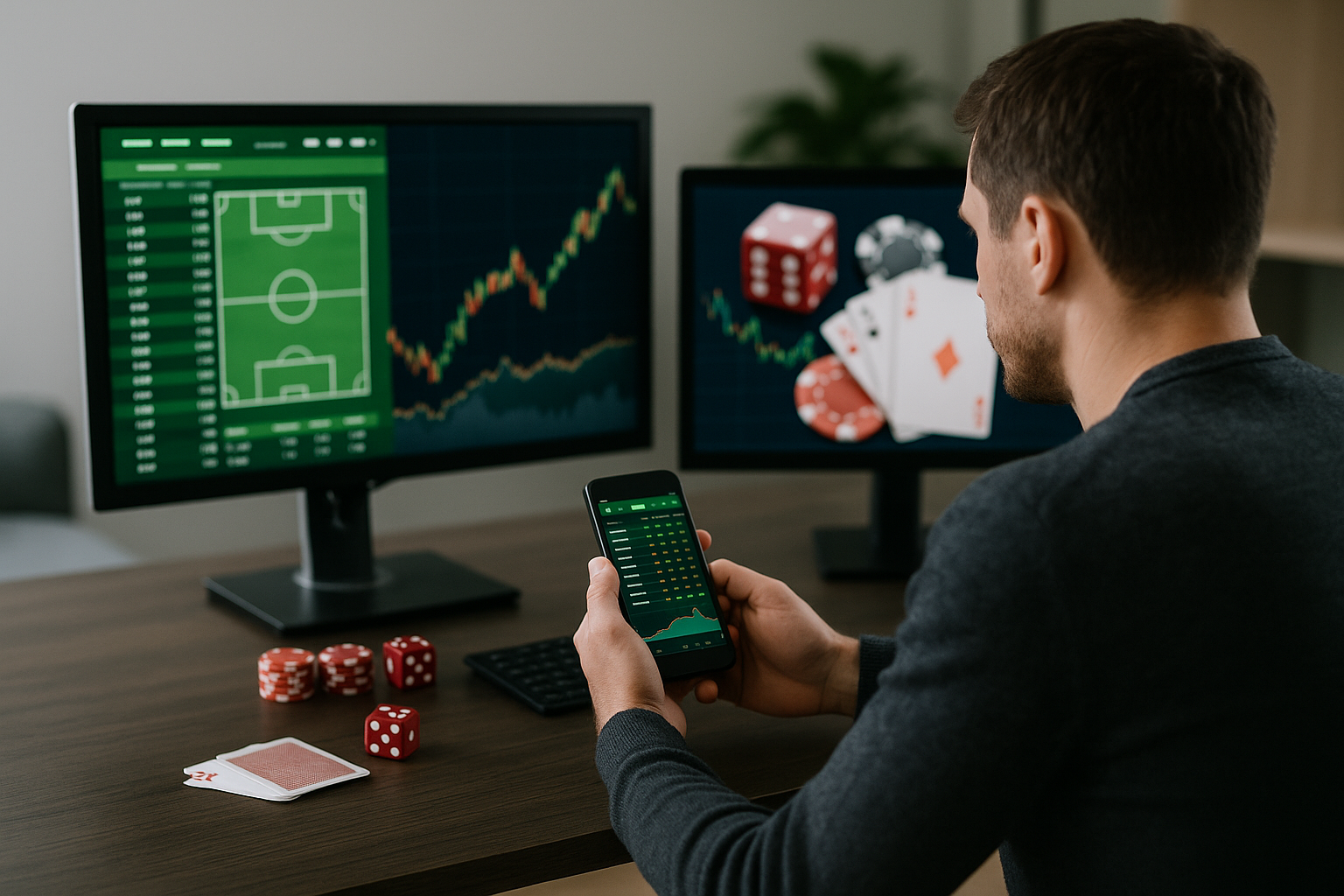Grafici di probabilità e trend che rappresentano l’evoluzione data-driven del betting